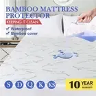 Bamboo Mattress Protector Bed Matress Waterproof All Size Fully Fitted Soft New