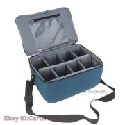 Large DSLR Camera Lens Shoulder Bag Insert Case Partition For Canon Nikon Sony