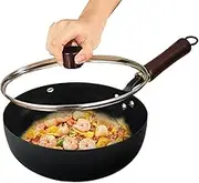 Japanese,Pan Uncoated | Thick Non-Stick Hand-Forged Pot for Stove Induction Hob Kitchen Restaurants Home Camping