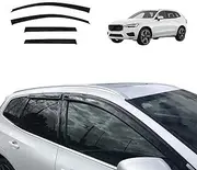 OAD4X4 Weathershields Compatible with Volvo XC60 2017-Onwards, Weather Shields Window Visors Wind Deflectors Sun Rain Guard 4PCS Set