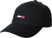 [Tommy Hilfiger] Men's Tommy Jeans Baseball Cap, Deep Black, One Size