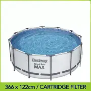 Bestway STEEL PRO MAX Above Ground Swimming Pool 12ft / 3.66m