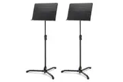 2PK Hercules Tripod Orquestra Stand Holder w Foldable Desk f Stage Music Sheet