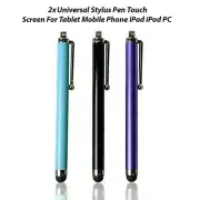 2x Universal Stylus Pen Touch Screen For Tablet Mobile Phone iPad iPod PC