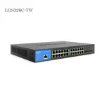 LINKSYS 24埠 L2管理型GIGABIT超高速乙太網路交換器/鐵殼/LGS328C-TW