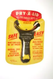 NOS Pry A Lid Canning Mason Jar Bottle Opener Soda Cap Top Remover 1950’s