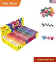 30 Non-Staining Non-Drying Modeling Clay Bars in 15 Colors - For Play & Skills