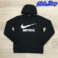 在飛比找蝦皮購物優惠-Nike Just Do It 黑色 無刷毛 帽T 基本款 