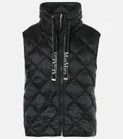 [Max Mara] Max Mara The Cube Tregic quilted down vest UK 16 black