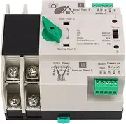 Dual Power Automatic Transfer Switch 2P Millisecond Circuit Fast Controller PV Type AC220V for Factories Shopping Malls (63A)