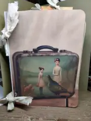 Vintage Travel Junk Journal Scrapbook USA Seller