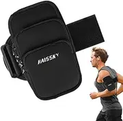 Running Phone Holder Arm, Large Capacity Cell Phone Armband, Waterproof Running Armband for Phone, Stable Sports Phone Holder