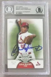 2013 TOPPS #MM36 CARLOS MARTINEZ ROOKIE RC AUTO SIGNED CARD ST LOUIS CARDINALS