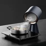 Desktop Range Hood, 40W Portable Mini Extractor Hood with 2 Gears Mode (2600/3600RPM), Easy to Clean, Low Noise, Cooker Hood for Indoor BBQ, Fondue
