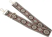 Cute Adjustable Wide Shoulder Strap for Bags Elegant Replacement Purse Strap Versatile Decorative Accessory for Handbags and Backpacks Floral