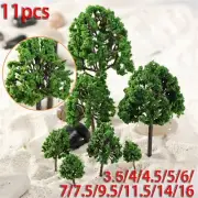 Model Trees Miniature Railroad Railway Scenery Artificial DIY Decoration