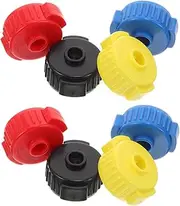 Abaodam 8pcs Drums Replacement Nuts: Quick Release Cymbal Nut Kit Plastic Percussion Cymbal Kits for Percussion Repair Parts Accessories