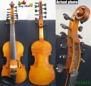 Baroque style SONG Brand master 6×6 strings 14" Viola d'Amore ,huge tone #11624