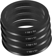 Car Hub Rings for Wheel Centric Alignment 4pcs Plastic Material Enhance Vehicle Stability Easy Installation Aesthetically Upgraded Look