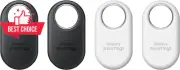 Galaxy SmartTag2 Bluetooth Tracker 4 Pack Compass View AR Find Black White