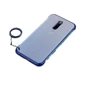 Frosted Anti-skidding TPU Protective Case with Metal Ring for OnePlus 7 Pro(Blue)