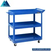 Tool Trolley 3-Tier Cart Workshop Garage Storage Organizer Blue Giantz