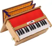 Rama Krishna Calendar Harmonium By Kaayna Musicals , 2¾ Octaves, Gig Bag, 440Hz