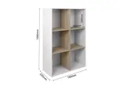 HUFF 6 Cube Bookshelf