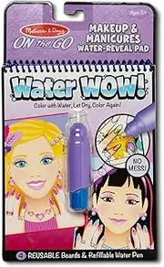 Melissa & Doug - On The Go - Water WOW! - Makeup & Manicures