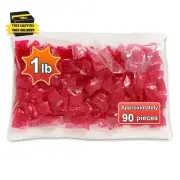 Cinnamon Discs 1 Pound Bulk-Hard Candy-Individually Wrapped-Cinnamon Disc-Candy