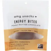 Amg Snacks Energy Bites Peanut Butter Chocolate 4.23 Oz