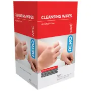 AEROWIPE Alcohol-Free Cleansing Wipes Box/100
