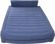 Velvet Inflatable Air Bed, Raised with Electric Pump Foldable Air Mattress for Home and Travel for Bedrooms Living Rooms Camping PVC Material