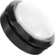 Vaguelly Talking Alarm Clock for Blind - Announcing Time, Date, and Week of Day - Game Machine Button, Funny Game Buzzer - White