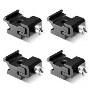4pcs Metal Cold Shoe Flash Stand Adapter Mount with 1/4inch Tripod Screw