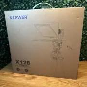NEEWER Basics X12B Liftable Teleprompter for 12''for iPad Tablet Phone DSLR