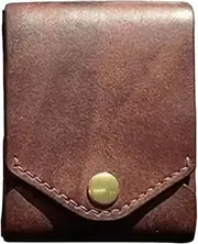 [mivceklw] Slim Minimalist Wallet, Compact Bifold Wallet, Portable Cash Carrier, Thin Badge Holder with Built in Pen Slot, Designed to Keep Your Cards and Cash Organized in a Compact for Travel and Daily Use,