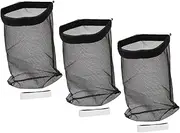 SEWACC 1set Dryer Lint Catcher Mesh Bags Outdoor Vent Cover Replacement for Lint Collection Proper Venting Durable Material Easy Installation for Home Use 3pcs