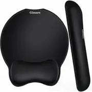 Upgrade Enlarge Superfine Fibre Soft Smooth Gel Ergonomic Mouse Pad Wrist Support and Keyboard Wrist Rest for Computer, Laptop, Mac, Gaming and Office, Durable, Comfortable and Pain Relief