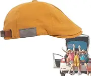 [Generic] Newsboy Cap for Men,Unisex Retro Flat Hat | Classy Flat Cap Soft Fit Newsboy Hat for Women, Men, Outdoor Activities, Winter Vacation