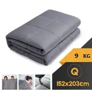 WEIGHTED BLANKET QUEEN Heavy Gravity GREY 9KG