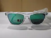 OAKLEY OO9013-D655 55 GREEN MIRRORED SLEEK FROGSKINS SUNGLASSES