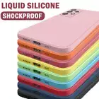 For Samsung Galaxy S22 S21 Plus S20 A52 M33 A53 Liquid Silicone Soft Case Cover
