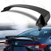 FOR 22-25 HONDA CIVIC 4DR SEDAN HP-STYLE UNPAINTED BLACK TRUNK SPOILER WING (for: Honda)
