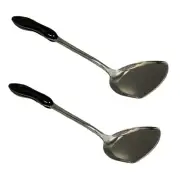 PACK OF 2 Stainless Steel Kitchen Chinese Turner Spatula , 13.5 Inch FDP031
