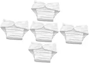 MOLUCKFU Cotton Baby Diapers Newborn Reusable Nappies Washable Liners Nappy Pad Liners for Newborns Toddlers and Travel