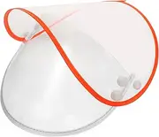 [BESPORTBLE] Rain Hat Brim Shield Transparent Rain Poncho Cap Brim Replaceable Face Protector for Outdoor Use Convenient Shielding From Rainwater for Comfortable Visibility
