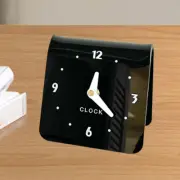 Table Clock Modern Decorative Tabletop Ornament for Shelf Kids Room Bedroom