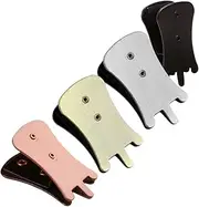LALADEFIEE 4pcs Erhu Mutes for Adjustment Durable Flexible Metal Clips for Huqin Practice Lightweight Design Minimalist Appearance Easy to Install and Use