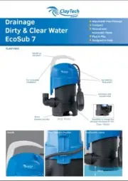 ClayTech EcoSub7 Clean & Dirty Water Pump (Submersible)